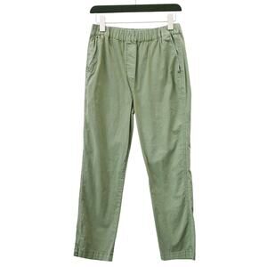 Pistola Lainey Pull On Pants Size XS Colonel Green Stretch Cotton